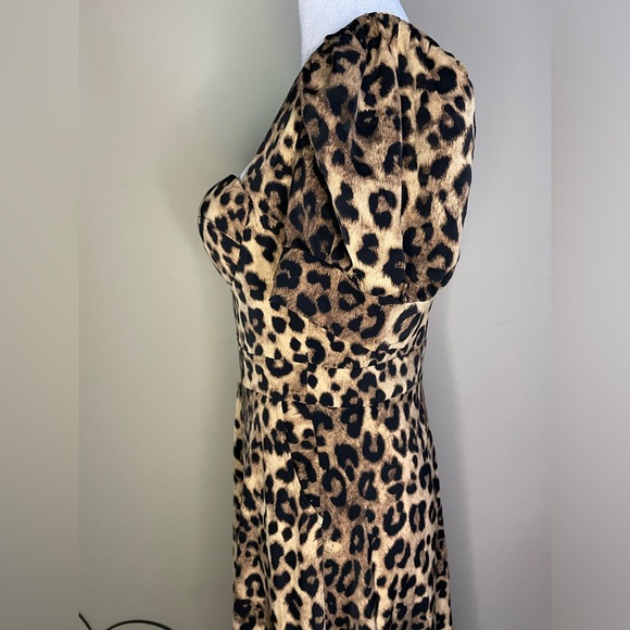 Leopard print women’s casual dress - Picture 9 of 9